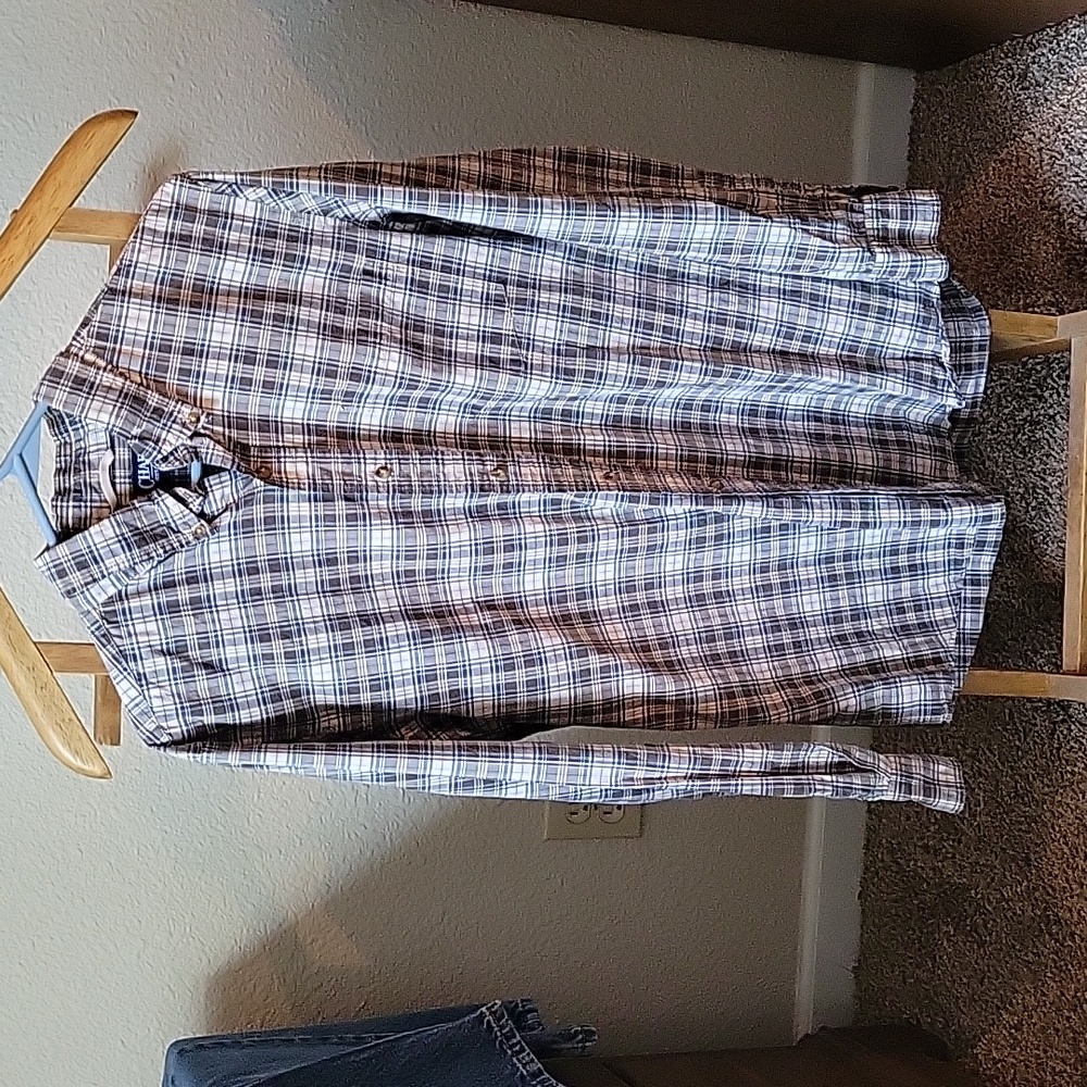 Casual button down shirt, size medium, by Chaps.